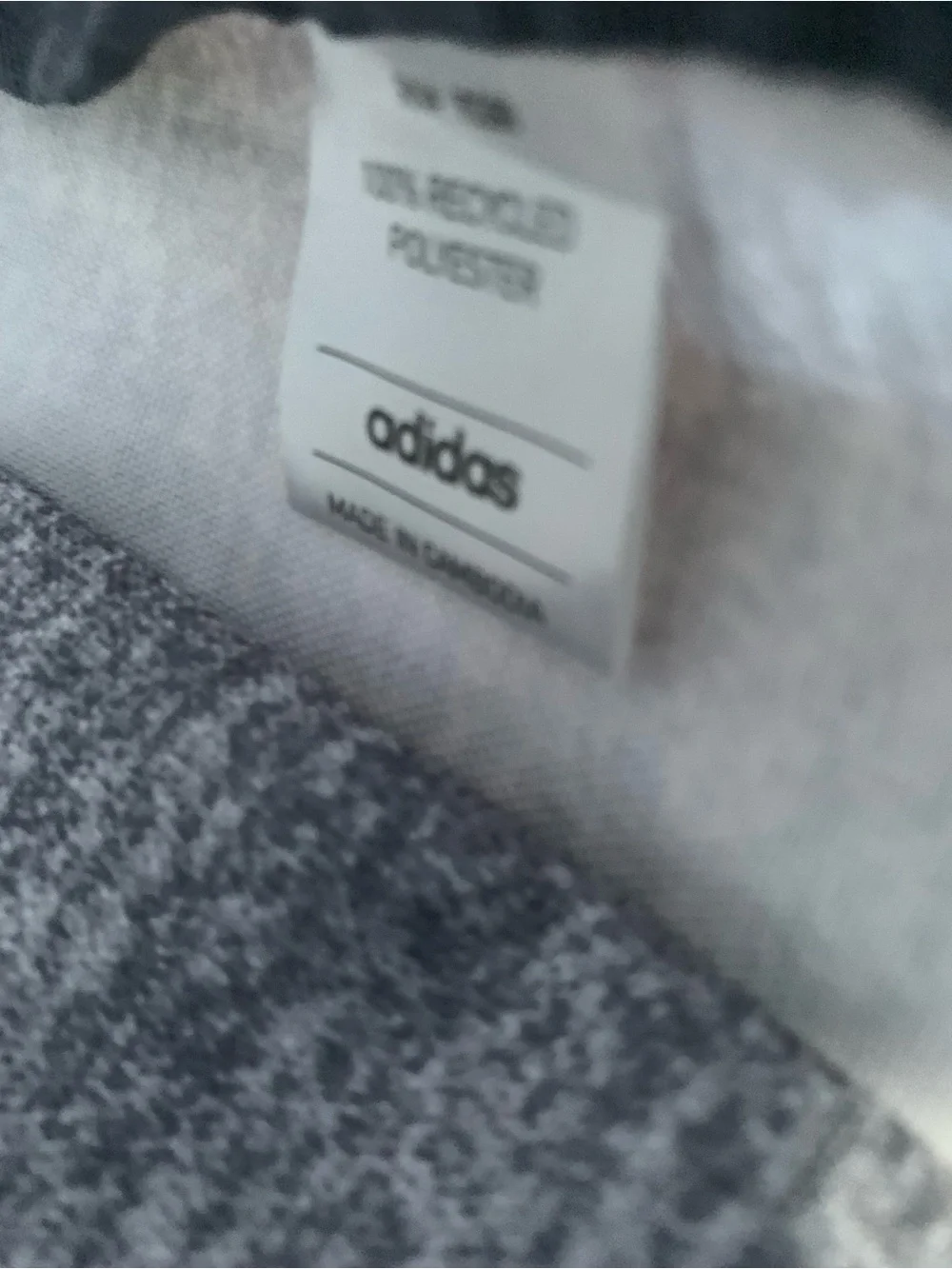 adidas Heather Gray Everyday Tote with Black Straps